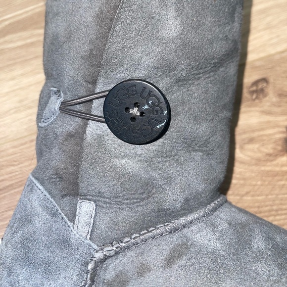 Authentic Ugg Boots Suede Dark Grey Charcoal - Picture 6 of 6